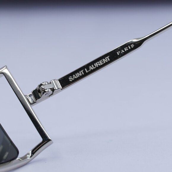 Final Price! Saint Laurent SL606 002 Silver/Grey Sunglasses main image 9